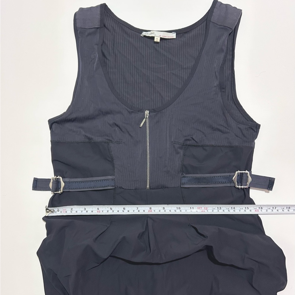SUNLIGHT PARIS stretch sleeveless dress navy blue - Picture 6 of 8